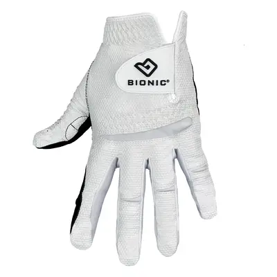 BIONIC RELAX GRIP LEATHER GOLF GLOVE - LH (FOR RH GOLFER) , S