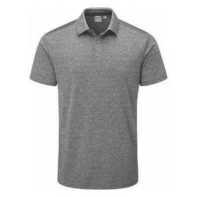 PING 2025 LINDUM GOLF POLO SHIRT - Charcoal , S