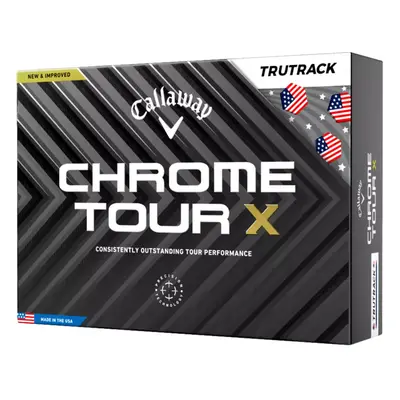 CALLAWAY CHROME TOUR X TRUTRACK GOLF BALLS - USA - 1 Dozen