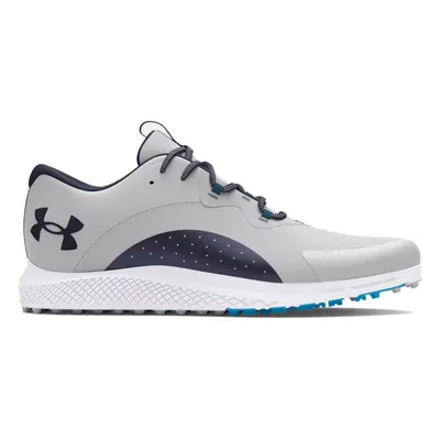 UNDER ARMOUR UA CHARGED DRAW 2 SL GOLF SHOES - HALO GRAY / MIDNIGHT NAVY - 8 UK