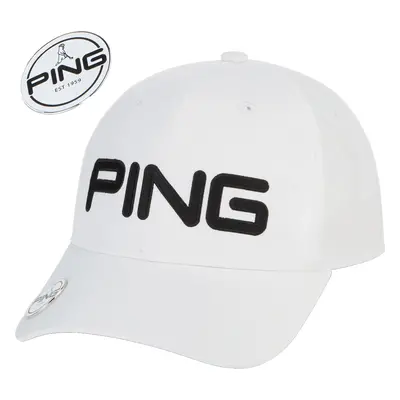 PING BALL MARKER CAP - WHITE