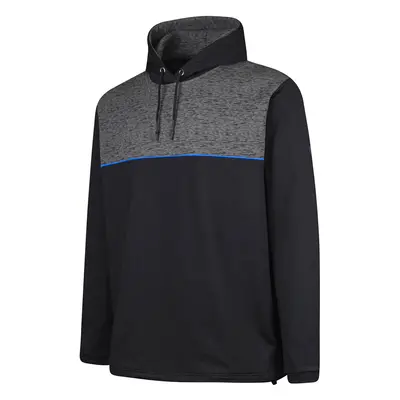 ISLAND GREEN FLEECE LINED GOLF HOODY - BLACK - XL