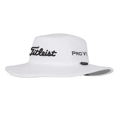 TITLEIST 2025 TOUR AUSSIE HAT - WHITE / BLACK