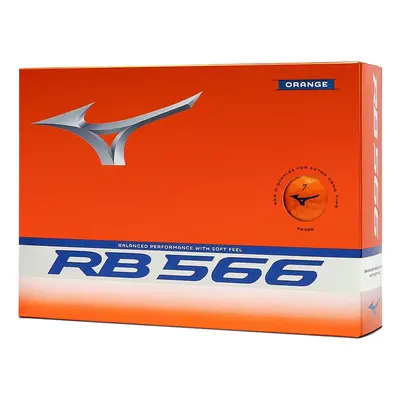 MIZUNO RB566 GOLF BALLS - ORANGE - 1 Dozen