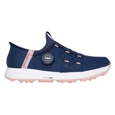 SKECHERS GO GOLF ELITE 5 SLIP IN LADIES GOLF SHOES - NAVY / PINK - 6 UK