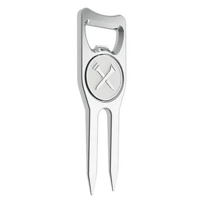 BLUE TEES GOLF 6 IN 1 DIVOT TOOL - SILVER