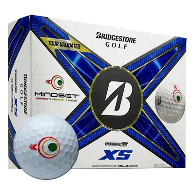 BRIDGESTONE TOUR B XS GOLF BALLS - WHITE - 1 Dozen