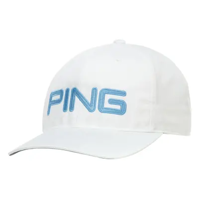 PING CLASSIC LITE 214 CAP - WHITE / LIGHT BLUE