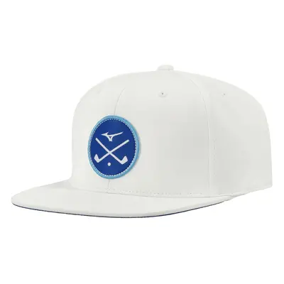 MIZUNO CROSSED CLUBS SNAPBACK GOLF CAP - WHITE