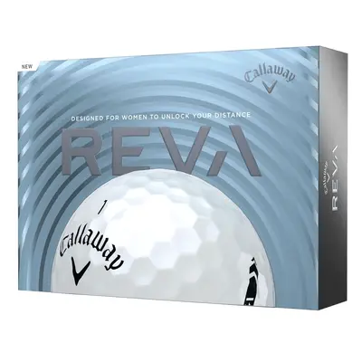 CALLAWAY REVA LADIES GOLF BALLS - WHITE - 1 Dozen