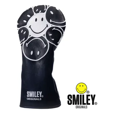 SMILEY ORIGINAL STACKED DRIVER HEADCOVER - BLACK