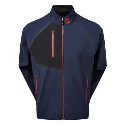 FOOTJOY HYDROTOUR WATERPROOF GOLF RAIN JACKET 87972 - NAVY / BLACK / RED - S