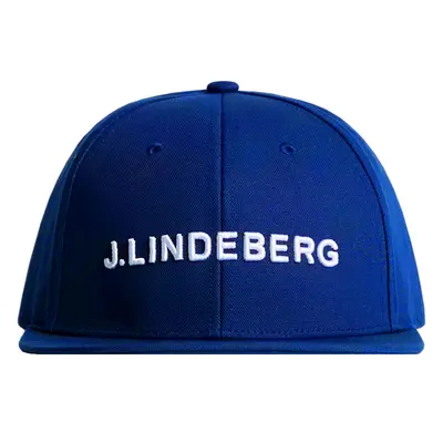 J.LINDEBERG FLAT PEAK GOLF CAP - CLUB BLUE