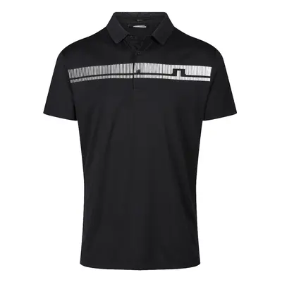 J.LINDEBERG KLAS GOLF POLO SHIRT - BLACK - M