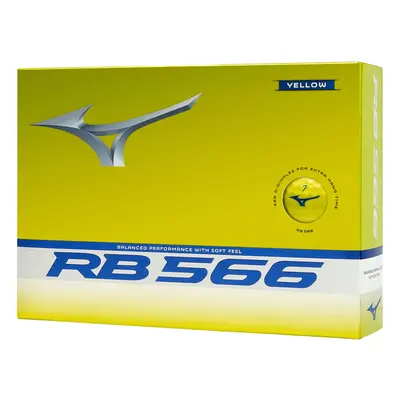 MIZUNO RB566 GOLF BALLS - YELLOW - 1 Dozen