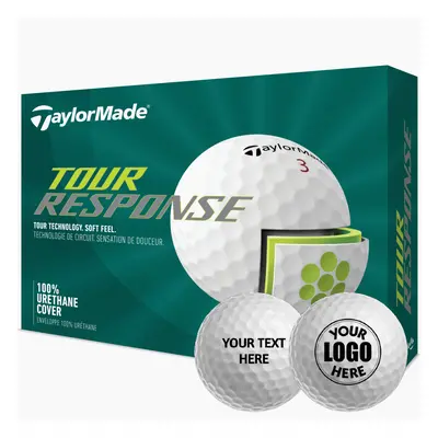 TAYLORMADE TOUR RESPONSE GOLF BALLS - WHITE PERSONALISED