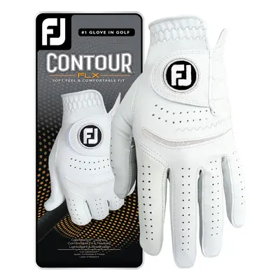 FOOTJOY CONTOUR FLX LEATHER GOLF GLOVE - LH (FOR RH GOLFER) , M