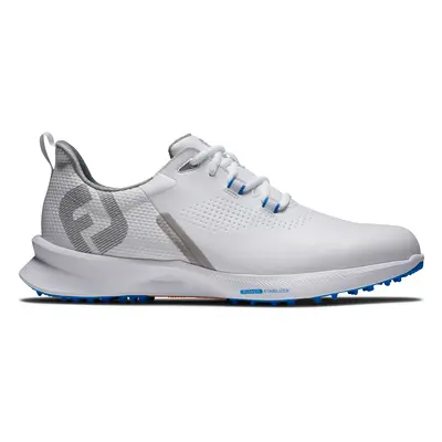 FOOTJOY FUEL 55440 GOLF SHOES - WHITE / GREY / BLUE - 7 UK