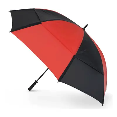 GUSTBUSTER PRO SERIES GOLF UMBRELLA - BLACK / RED