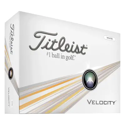 TITLEIST VELOCITY GOLF BALLS - WHITE - 1 Dozen