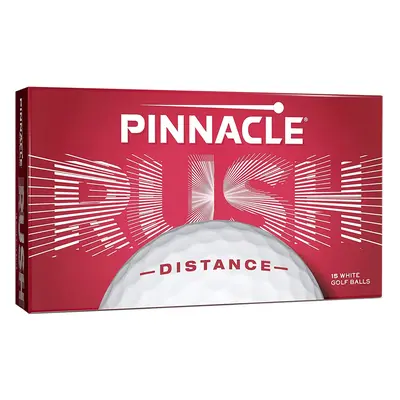 PINNACLE RUSH DISTANCE GOLF BALLS - WHITE 15 BALL PACK - 15 Ball Pack