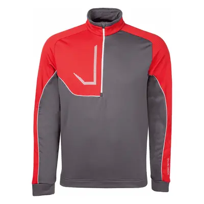 GALVIN GREEN DAXTON INSULA™ PULLOVER - FORGED IRON / RED / WHITE - M