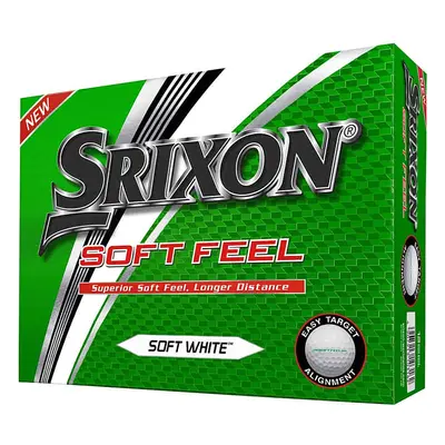 SRIXON SOFT FEEL GOLF BALLS - WHITE - 3 FOR 2 - 3 Dozen