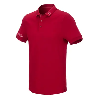 CAMERON CLARKE TOUR PERFORMANCE GOLF POLO SHIRT - Red , M