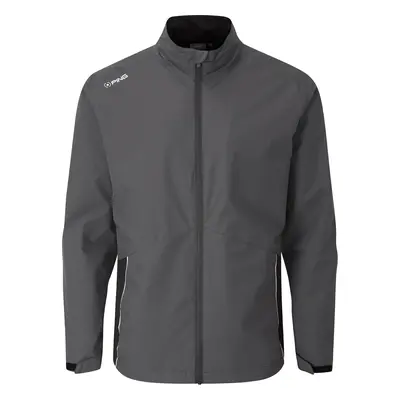 PING SENSORDRY WATERPROOF GOLF JACKET - ASPHALT / BLACK - S