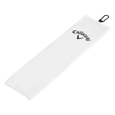 CALLAWAY TRI-FOLD GOLF TOWEL - WHITE