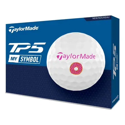 TAYLORMADE 2025 TP5 DONUT GOLF BALLS - 3 Ball Sleeve