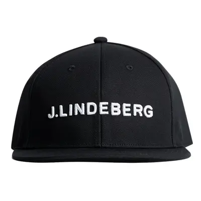 J.LINDEBERG FLAT PEAK GOLF CAP - BLACK