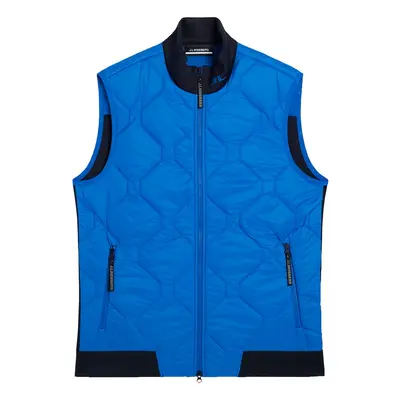 J.LINDEBERG QUILTED HYBRID VEST - LAPIS BLUE - L