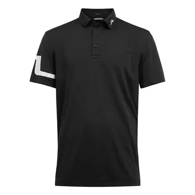 J.LINDEBERG HEATH GOLF POLO SHIRT - BLACK - M