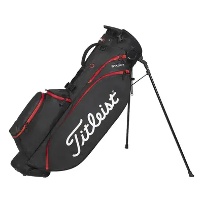 TITLEIST PLAYERS 4 STADRY STAND BAG - BLACK / RED