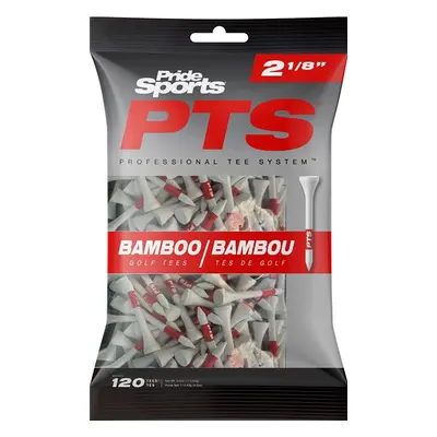 PRIDE PTS BAMBOO GOLF TEES - BUMPER PACKS - RED 2.125″ (120 PACK)