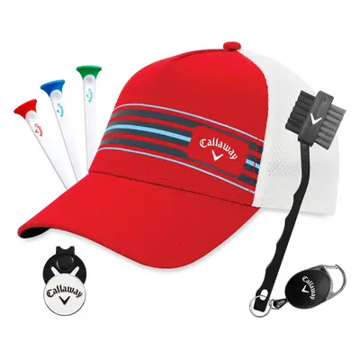 CALLAWAY HAT & GIFT SET / RED