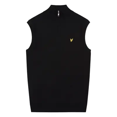 LYLE & SCOTT GOLF KNITTED VEST - JET BLACK - M