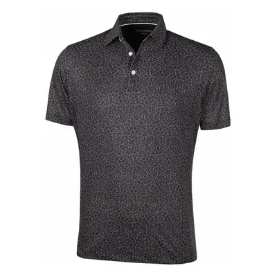 GALVIN GREEN MANI GOLF POLO SHIRT - BLACK - S