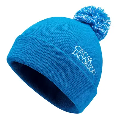 OSCAR JACOBSON KNITTED II BOBBLE HAT - COBALT