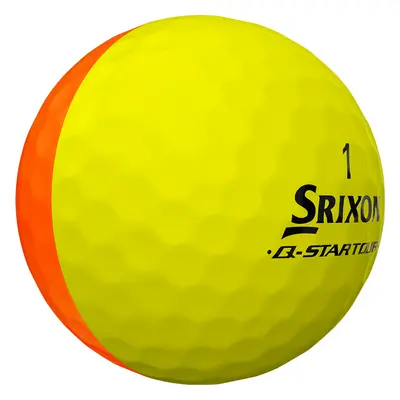 SRIXON DIVIDE HIT ME AGAIN™ GOLF BALLS / DOZEN - 1 Dozen , Orange / Yellow