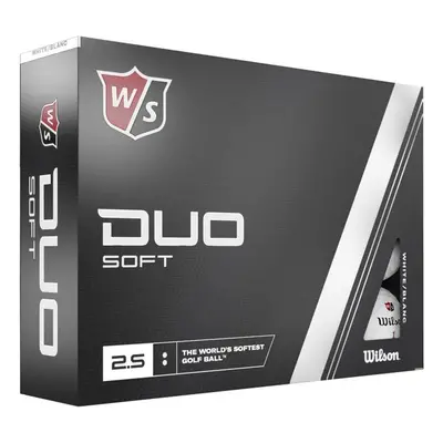 WILSON STAFF DUO SOFT GOLF BALLS - WHITE - 1 Dozen