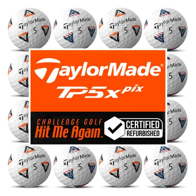 TAYLORMADE TP5X PIX HIT ME AGAIN™ GOLF BALLS / DOZEN - 1 Dozen