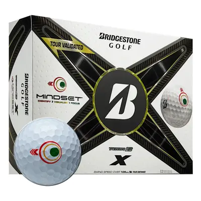 BRIDGESTONE TOUR B X GOLF BALLS - WHITE - 1 Dozen