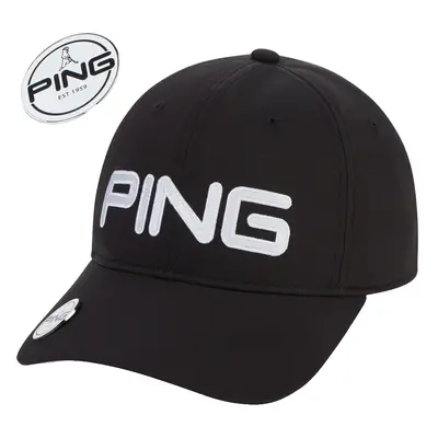 PING BALL MARKER CAP - BLACK