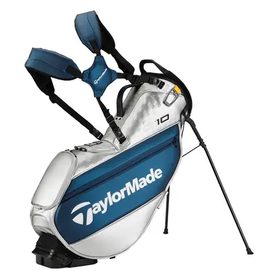 TAYLORMADE Qi10 TOUR STAND BAG - SILVER / NAVY