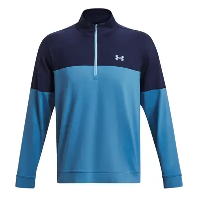 UNDER ARMOUR STORM 1/2 ZIP GOLF JUMPER - COSMIC BLUE - S