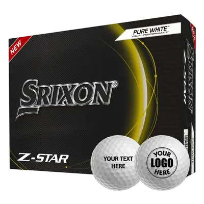 SRIXON Z-STAR 8 GOLF BALLS PERSONALISED - WHITE