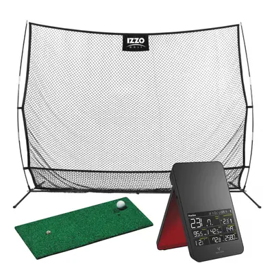 SWING CADDIE SC4 GOLF LAUNCH MONITOR - NET & MAT HOME GOLF SIMULATOR BUNDLE