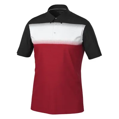 GALVIN GREEN MIRCA GOLF POLO SHIRT - RED / WHITE / BLACK - M